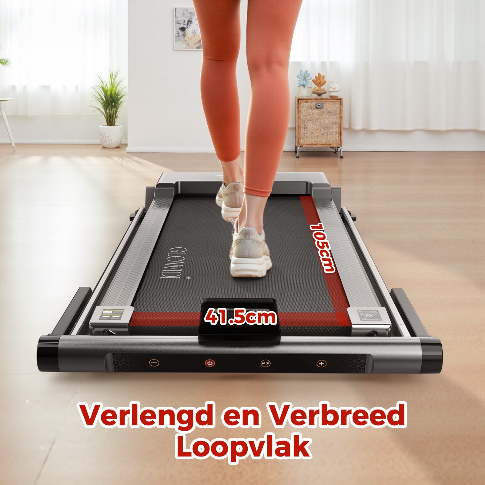 Glowup Mill Elite - Loopband met bluetooth speaker